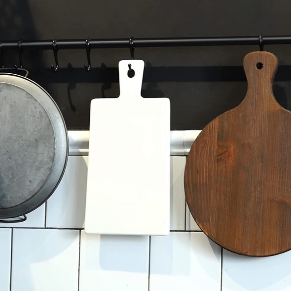 Charcuterie Board•NWOT White Porcelain Board•Approx. 6”x 9” with a 3” Handle - Picture 2 of 13